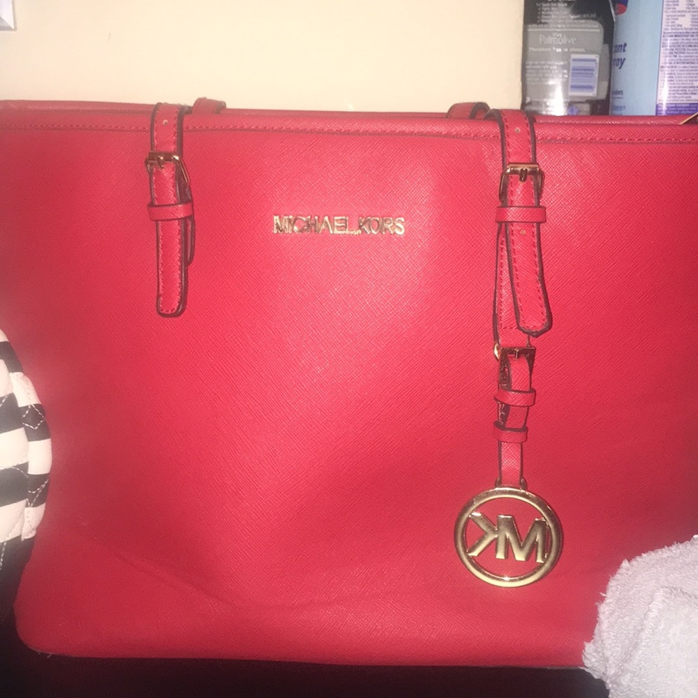 Michael Kors Red Tote